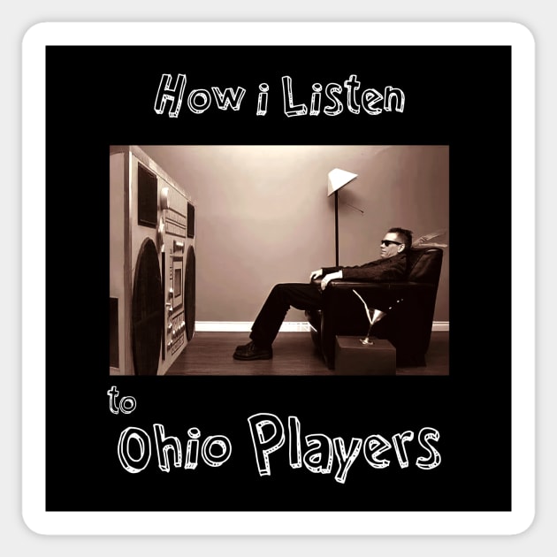 how i listen ohio players Sticker by debaleng